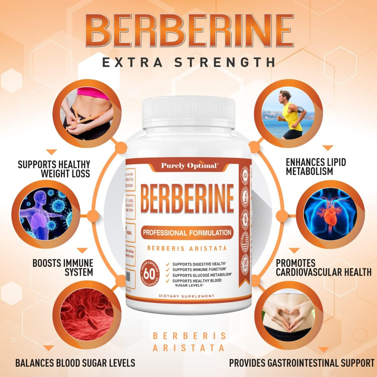 Pure high quality berberine supplement