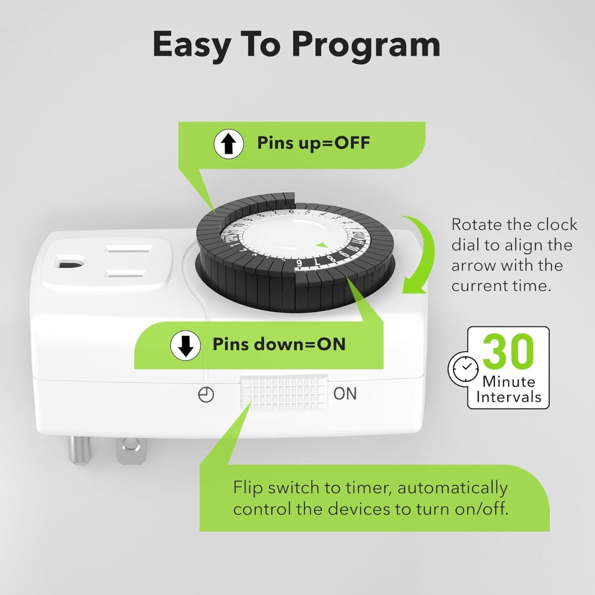 BN-LINK BND-60/U47 Indoor mechanical socket timer