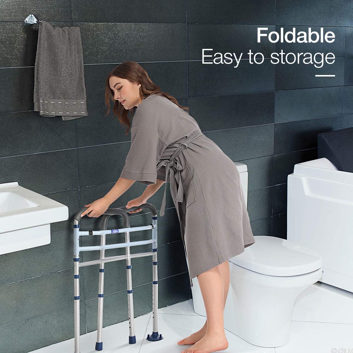 GreenChief Collapsible toilet safety grab rail