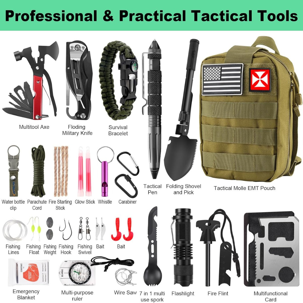 Survival bag presents for men