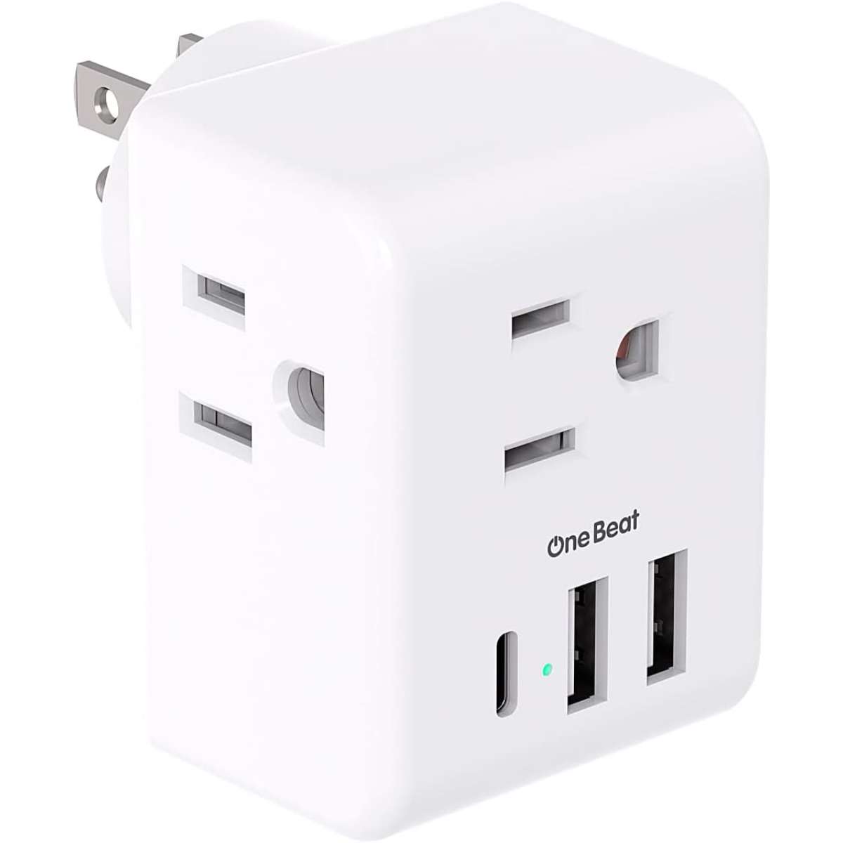 Multi-Plug Socket Extender with 3 USB Wall Chargers