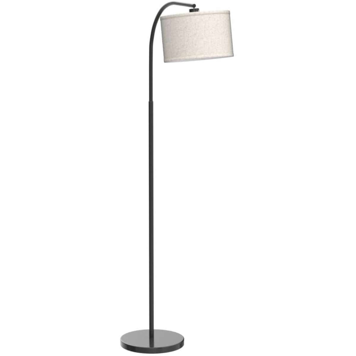 Dwin Wells Black Arched Floor Lamp