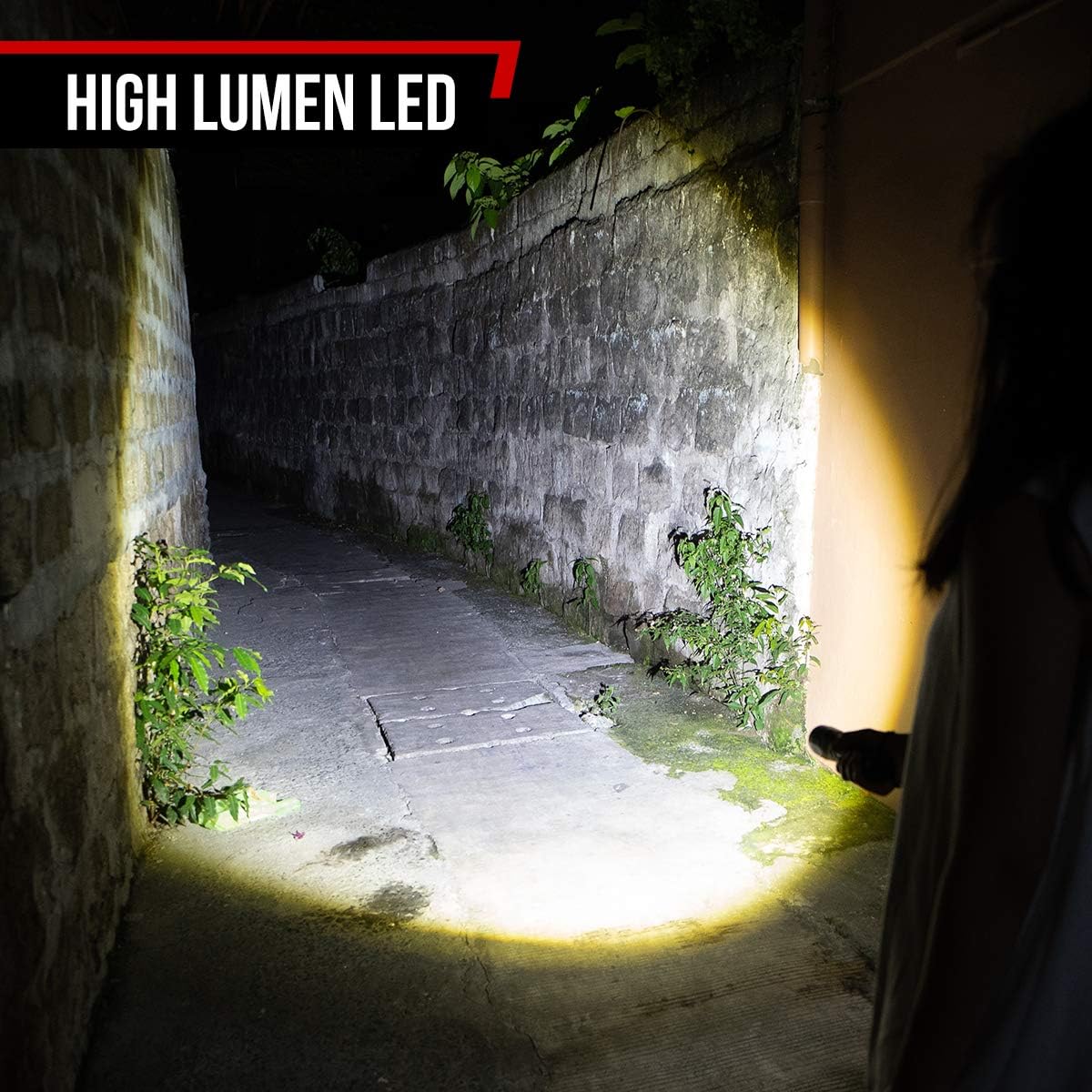 GearLight S1050 LED flashlight high lumen