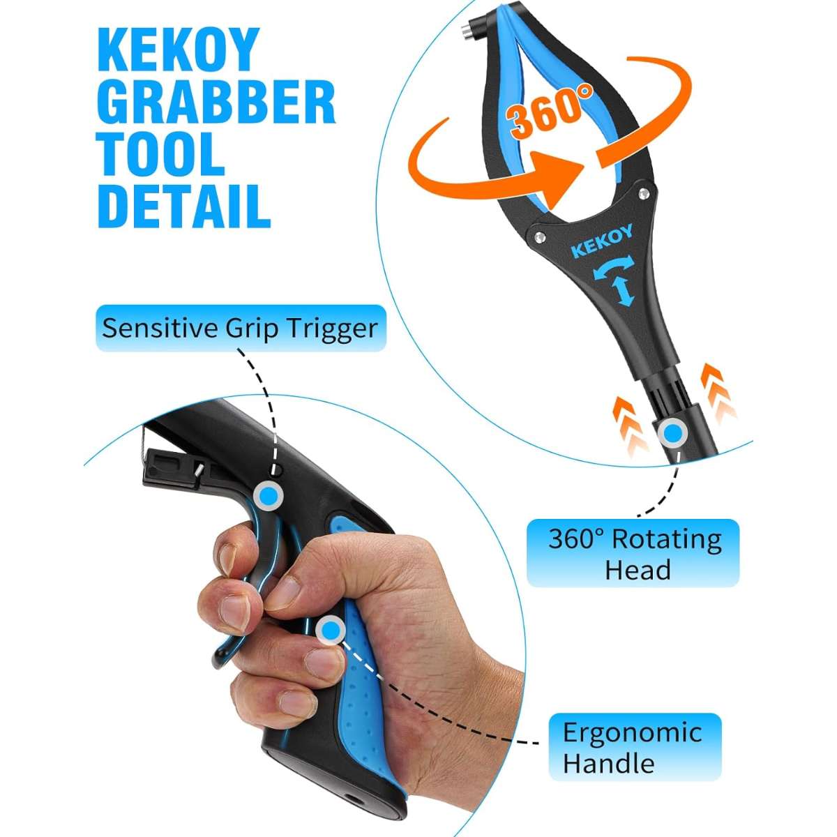 36-inch gripper reach tool
