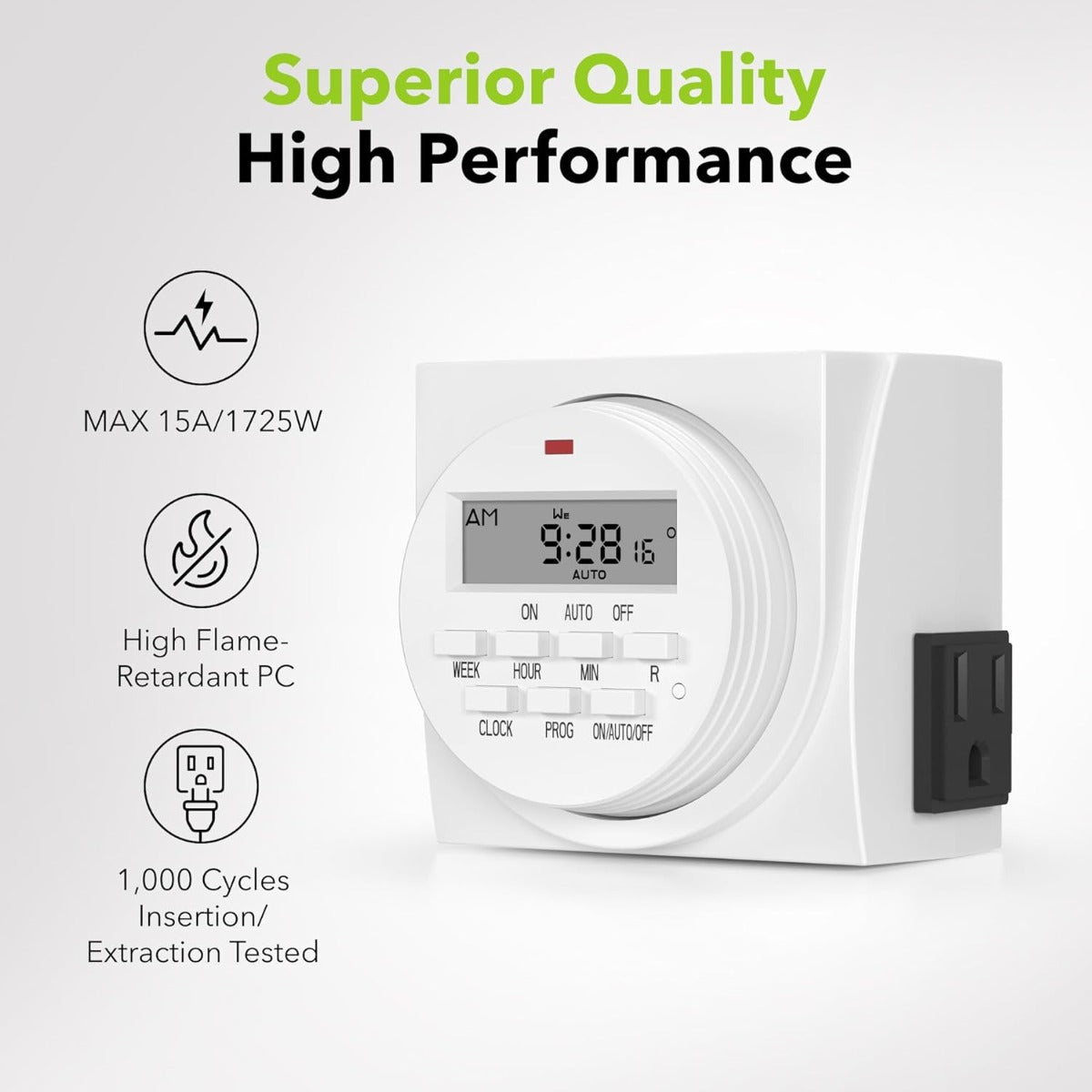BN-LINK 7-day heavy-duty digital programmable timerc
