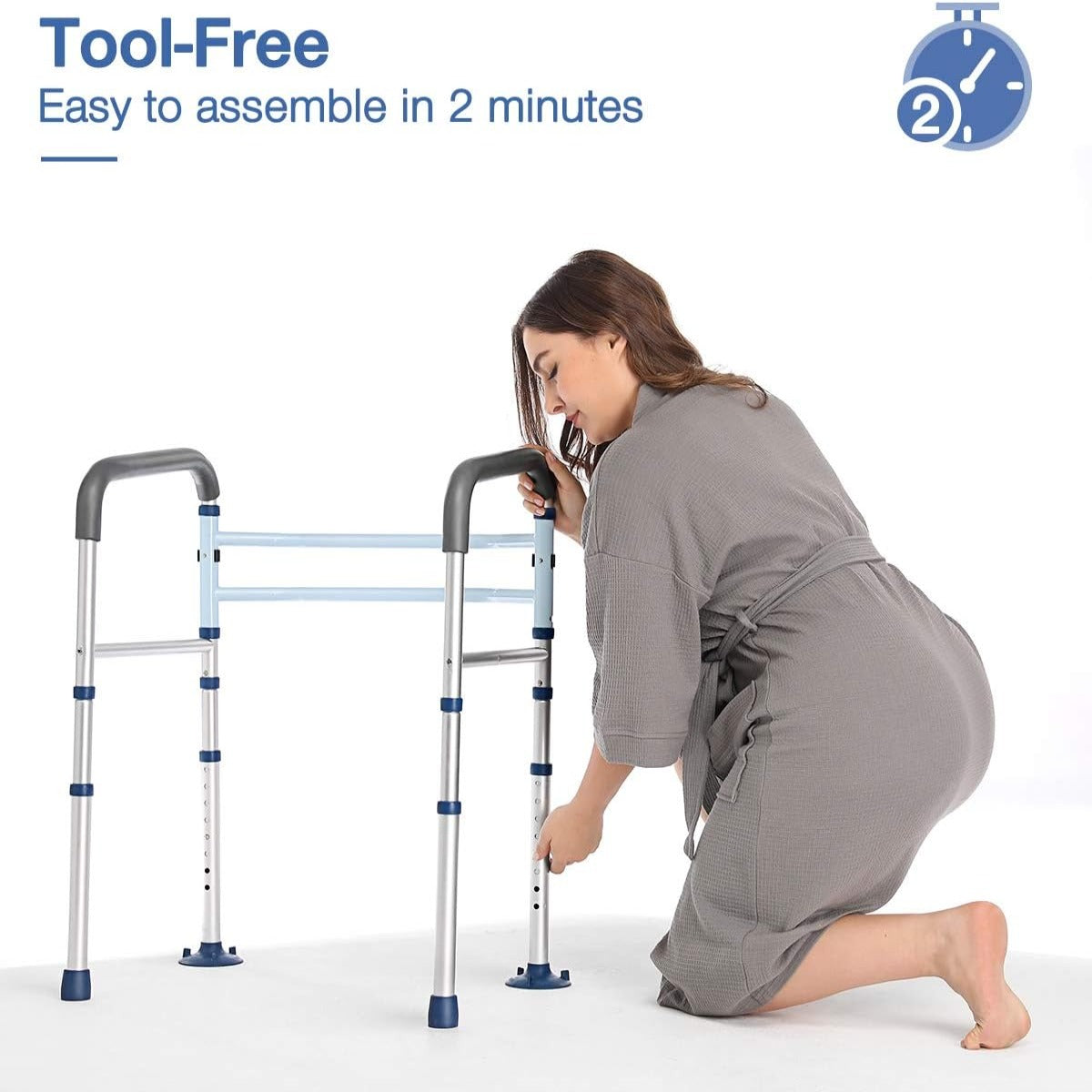 GreenChief Collapsible toilet safety grab rail