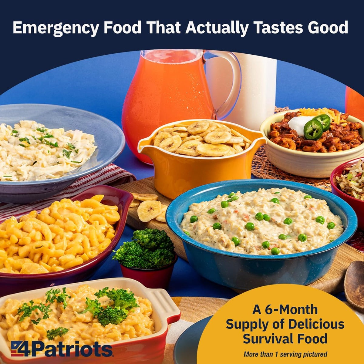 Patriot 6 Month survival Food Pack - Emergency food
