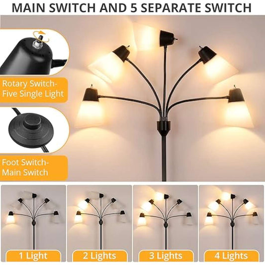 Forks Matt Ryde floor lamp, black