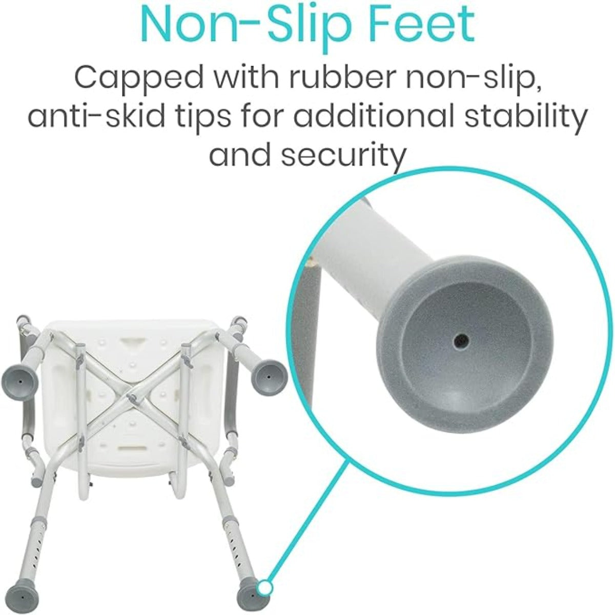 Vive Shower chair with arms and back - small