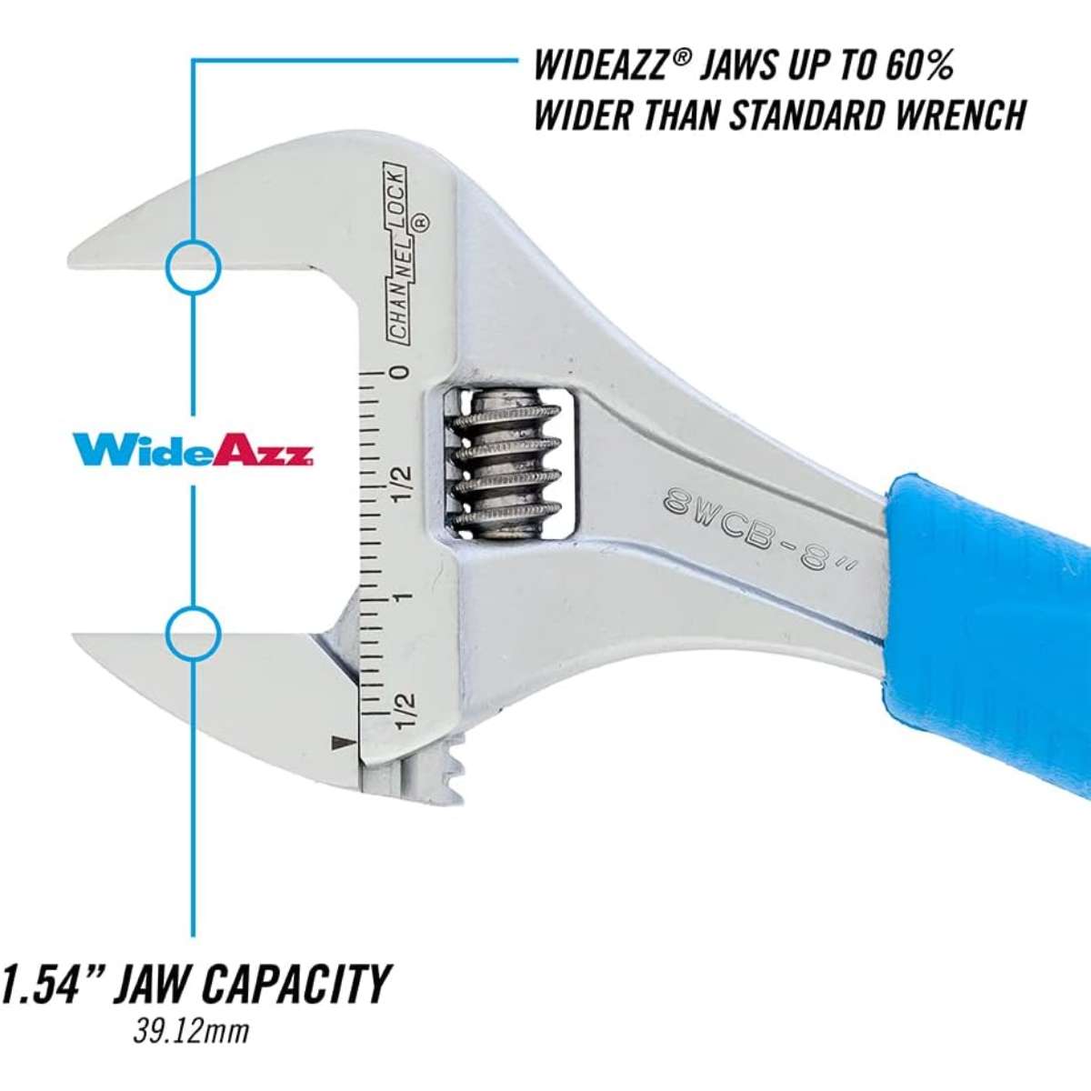 Channellock 8WCB 8" wide Azz adjustable wrench
