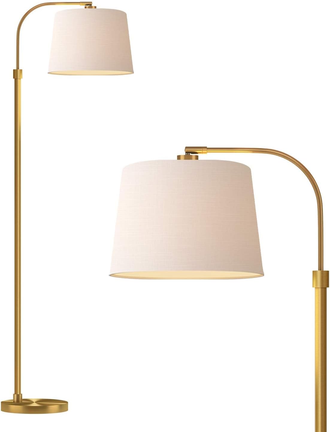 Oneach 62-inch gold floor lamp
