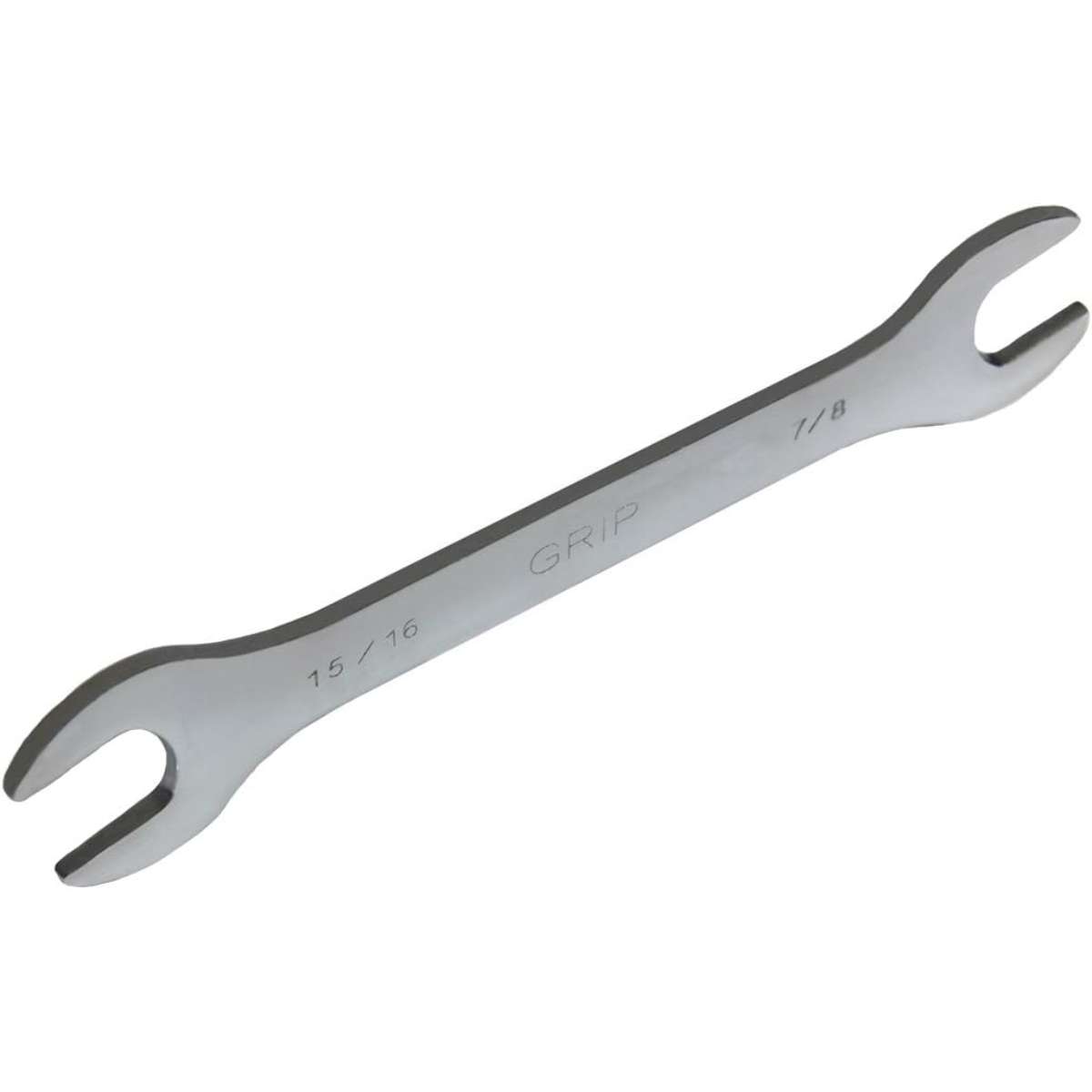 Grip 7 Piece Slim Open End Wrench Set - Roll Up Storage Bag