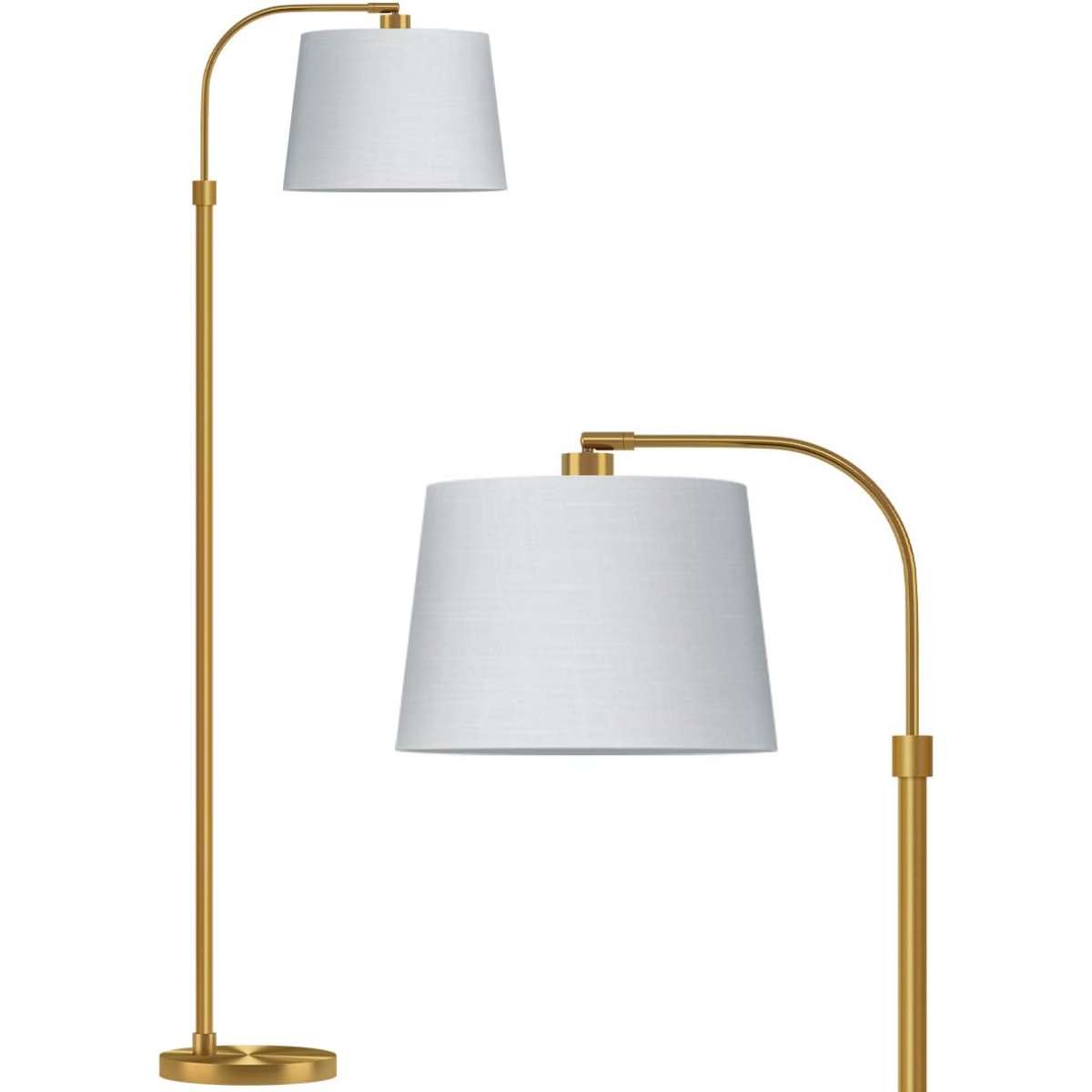 Oneach 62-inch gold floor lamp