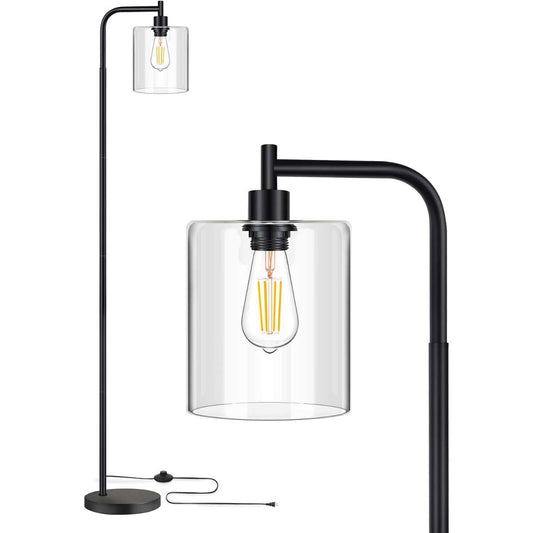 MAXvolador Industrial Floor Lamp, Black