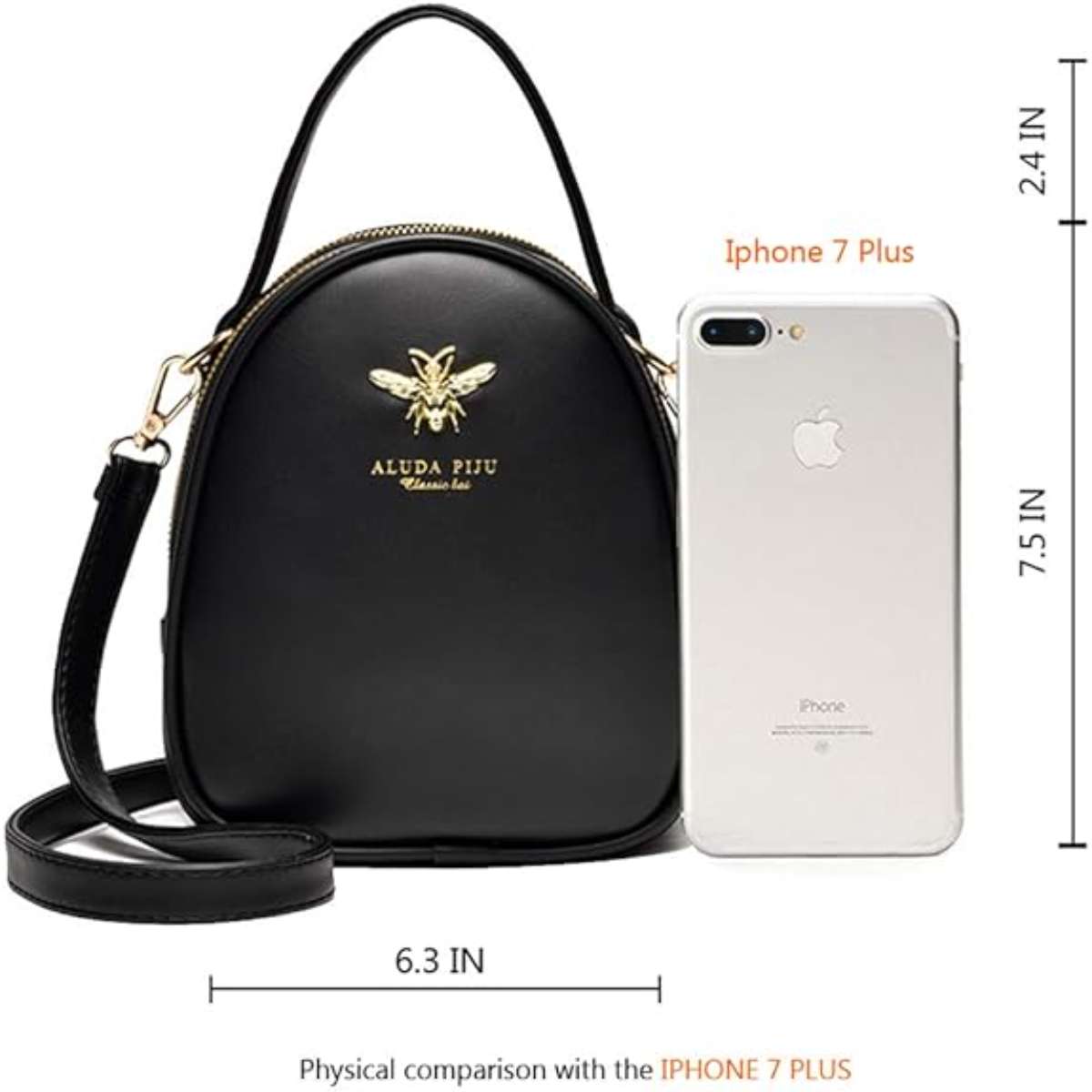 Small crossbody bag, women's shoulder bag