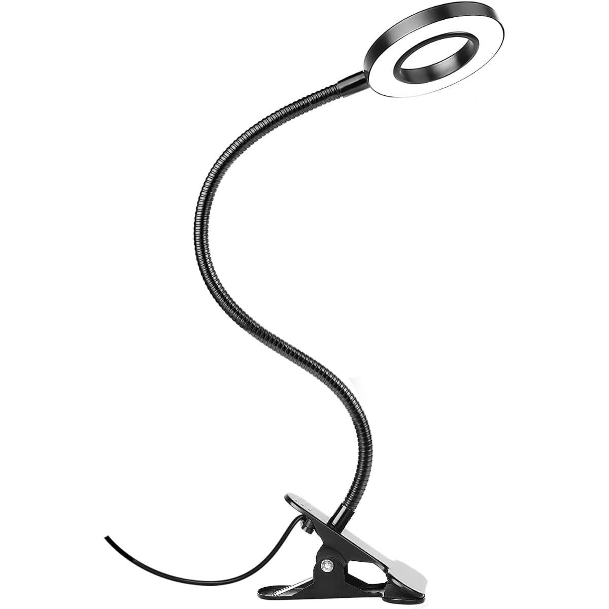 Desk clamp lamp with 10 dimmable brightnesses