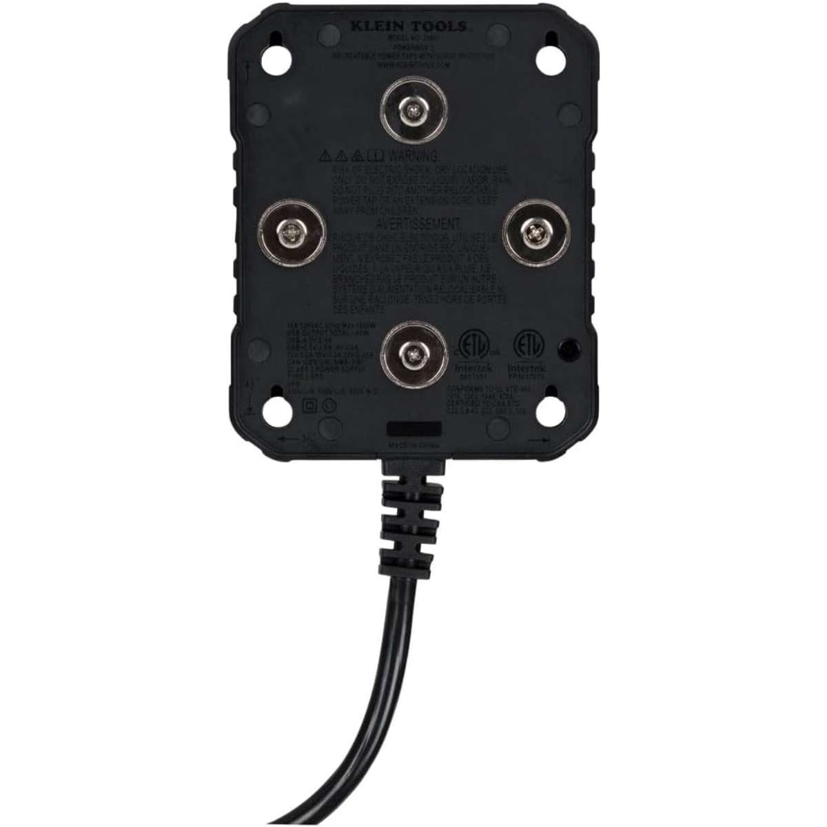 Klein Tools 29601 Magnetic Power Strip, Heavy Duty