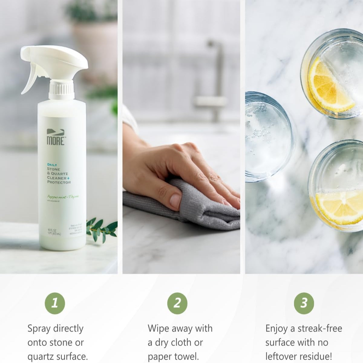 More Stone and quartz cleaners + Protectors
