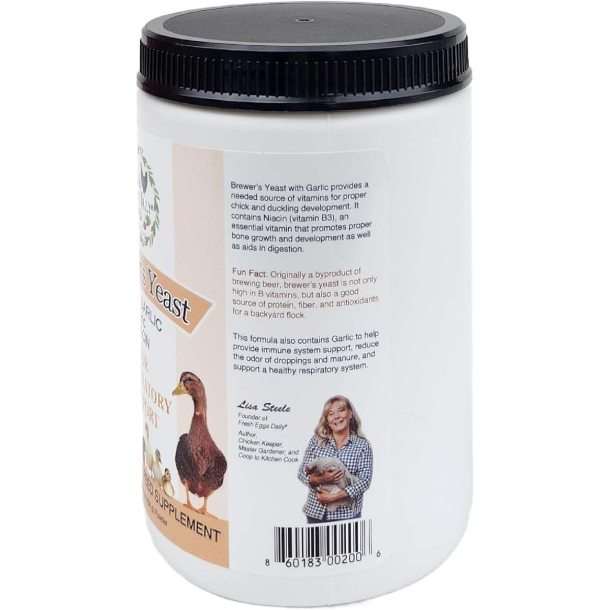 Vitamin supplement for young ducks with fresh eggs