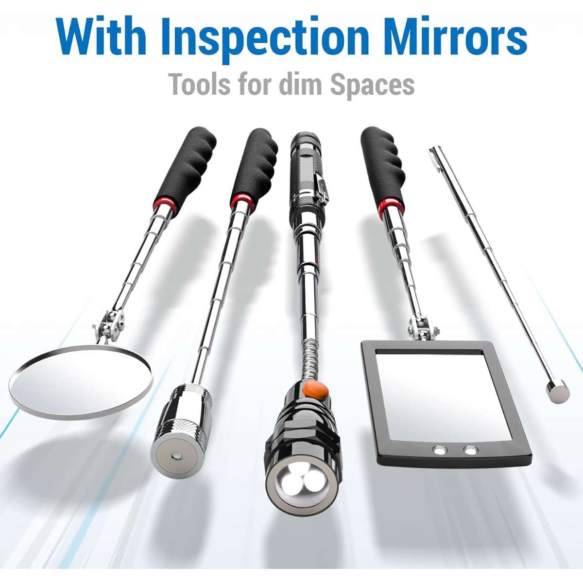 Telescopic magnetic pickup tool