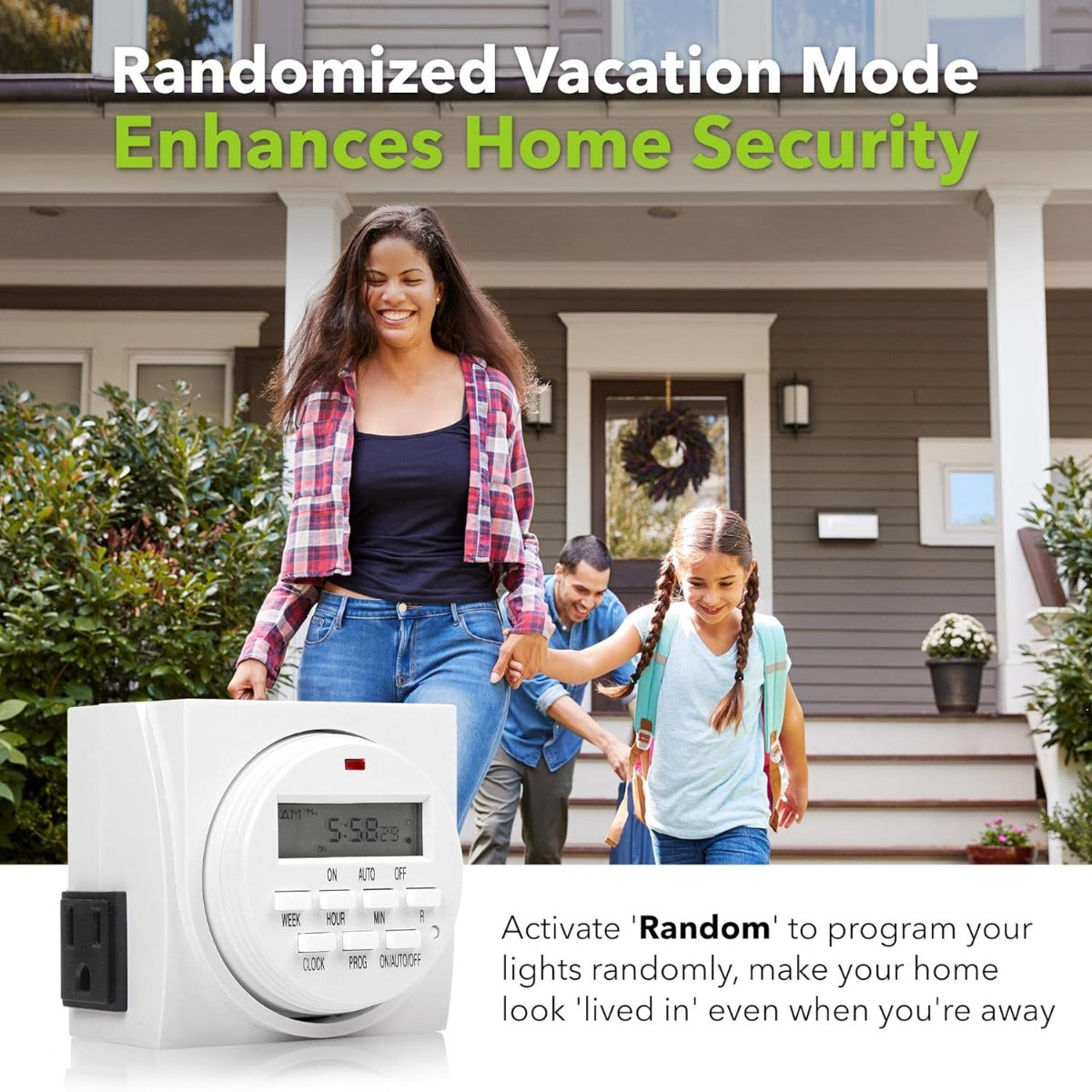 BN-LINK 7-day heavy-duty digital programmable timerc
