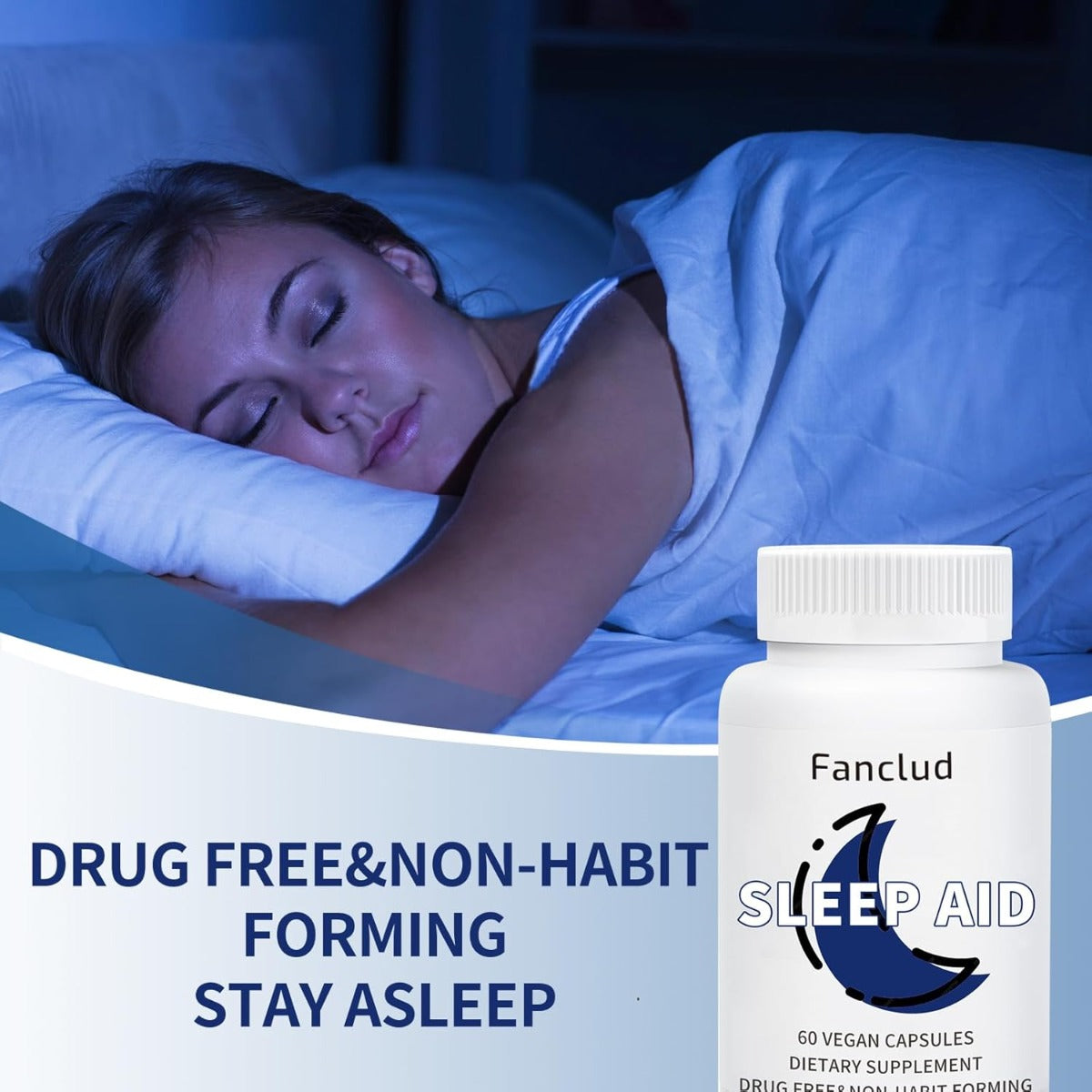 Adult sleep aid, melatonin sleep supplement
