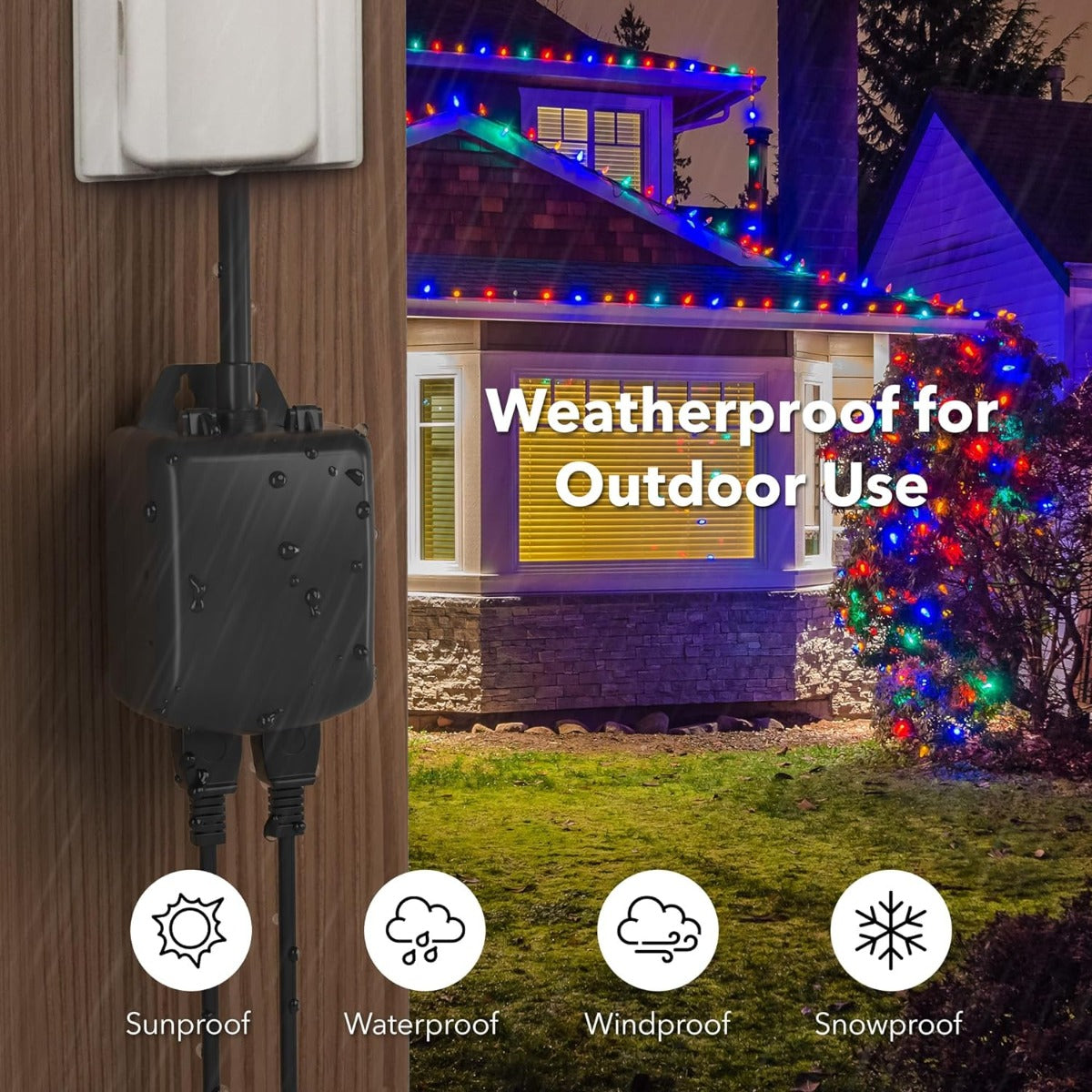 BN-LINK Compact outdoor mechanical timer 1875W 1/2HP