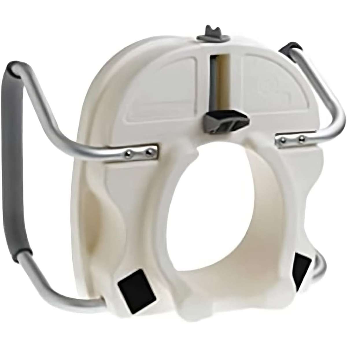Carex EZ Raised toilet seat with lock handle
