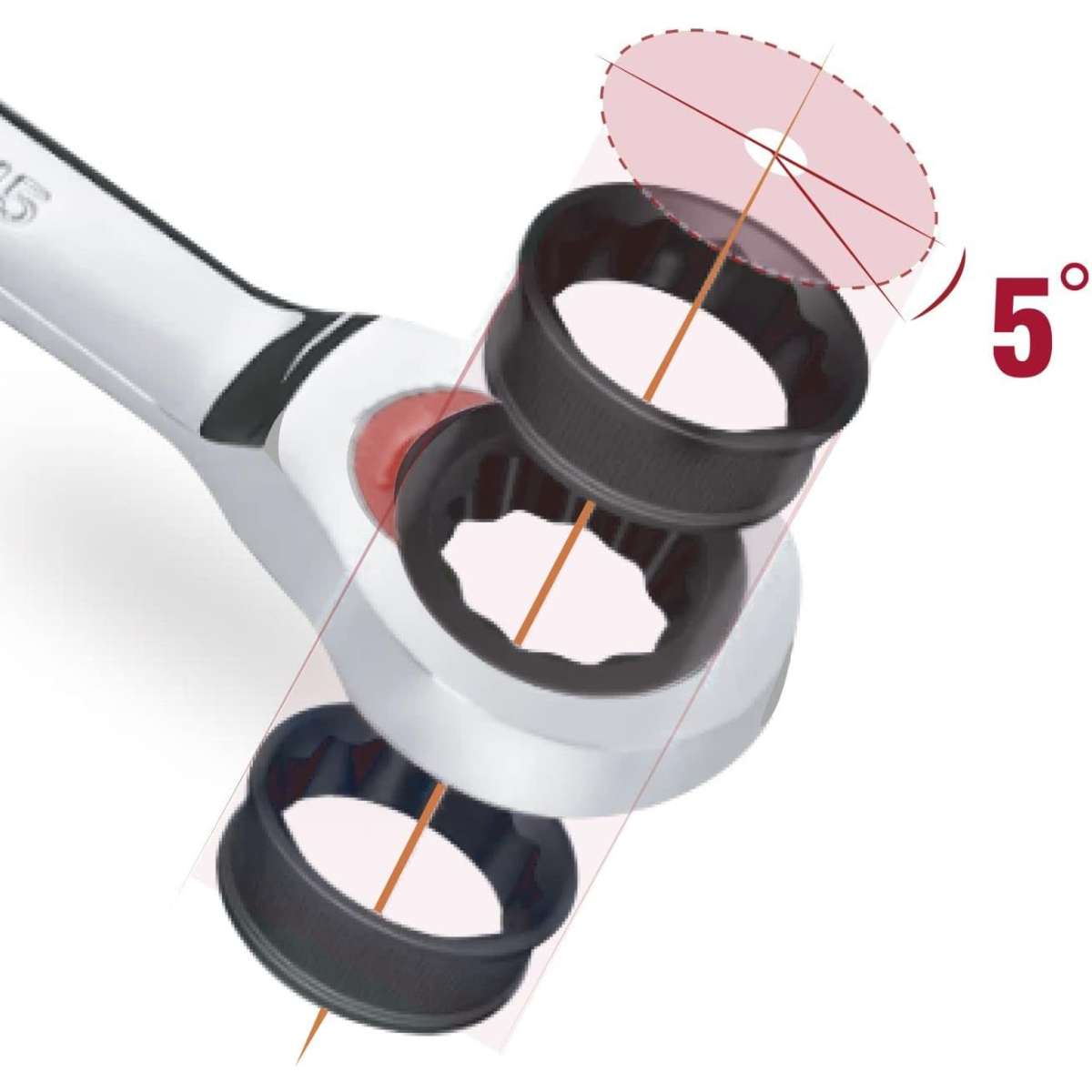 Ratchet combination wrench set, ratchet wrench set