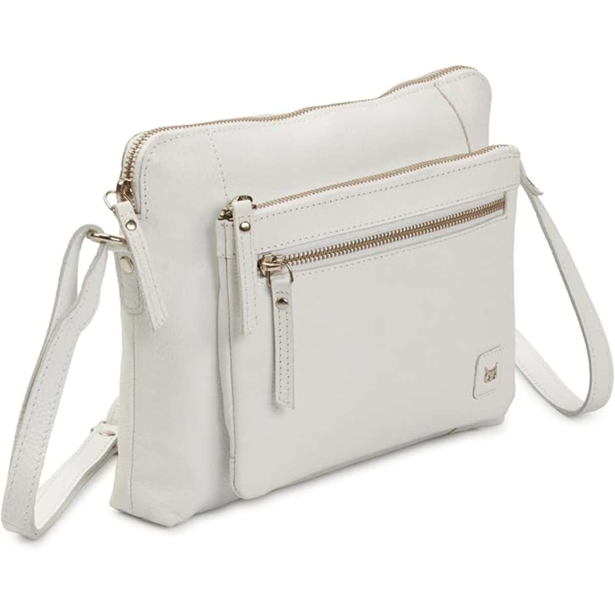 Wise owl accessory small soft pebbles leather cross-body tote