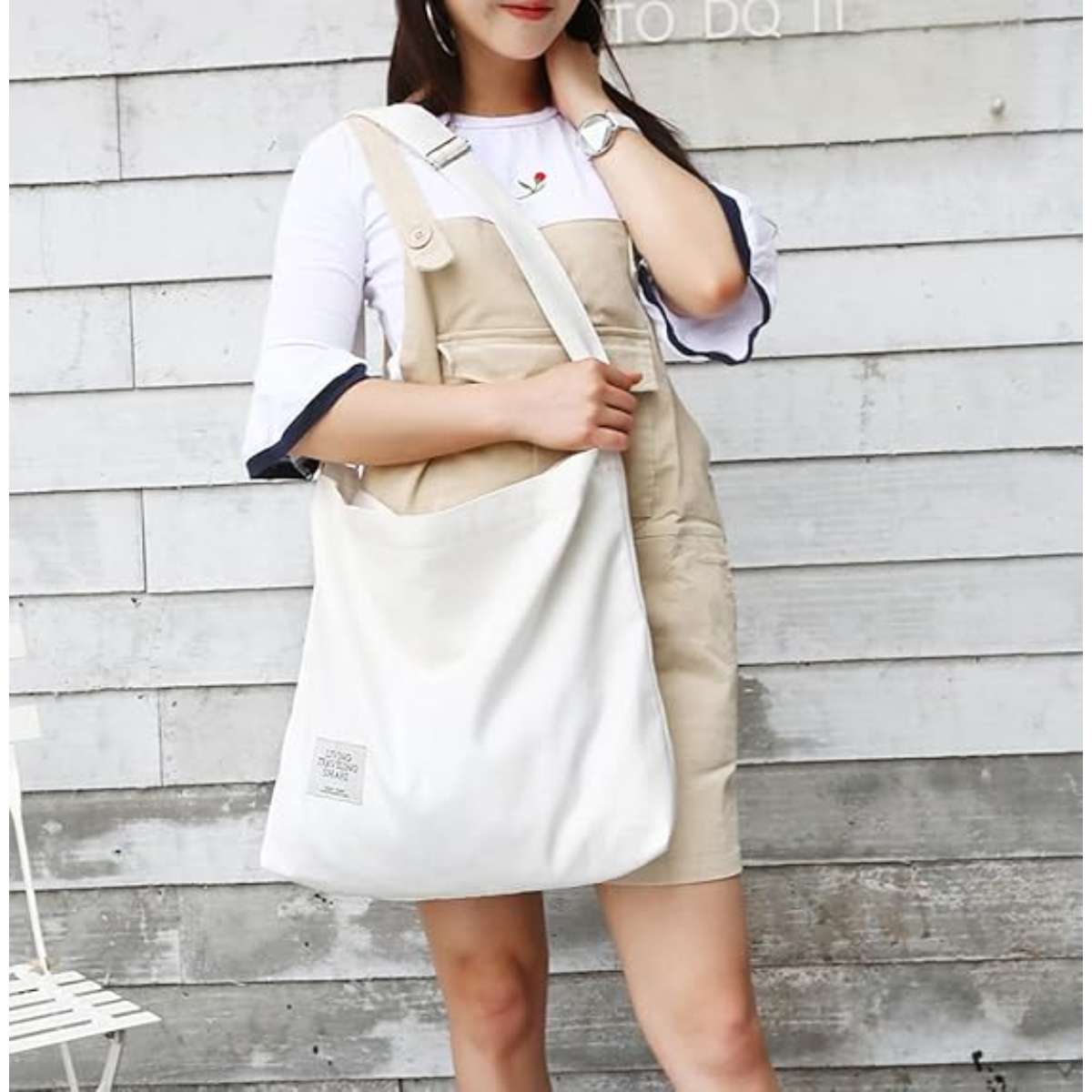 Kofflin Women's Vintage Large Canvas Shoulder Bag