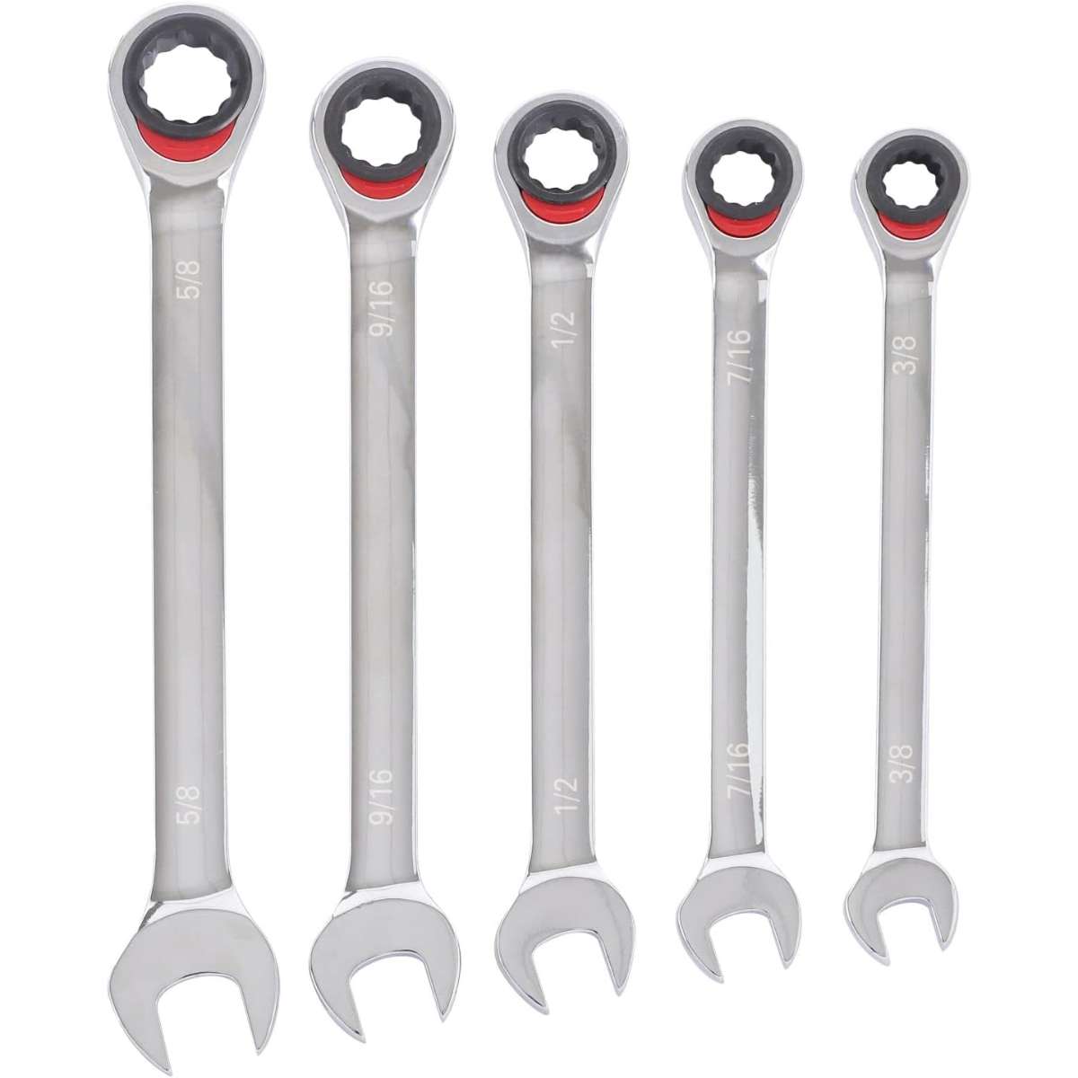 Ratchet combination wrench set, ratchet wrench set