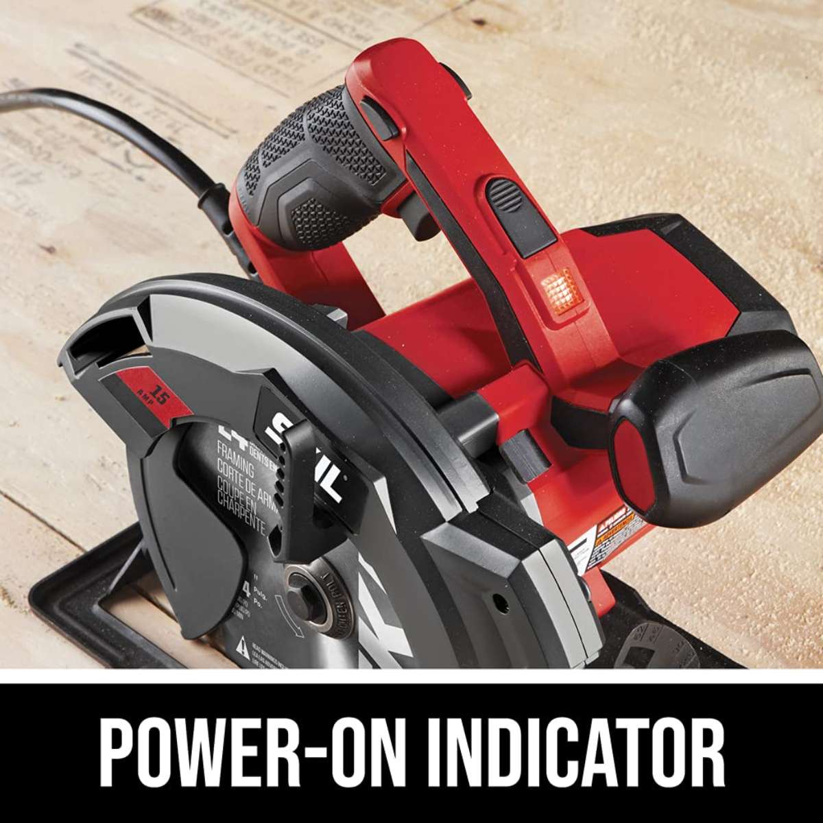 SKIL 15 Amp 7-1/4 Inch Circular Saw with Single Beam Laser Guide