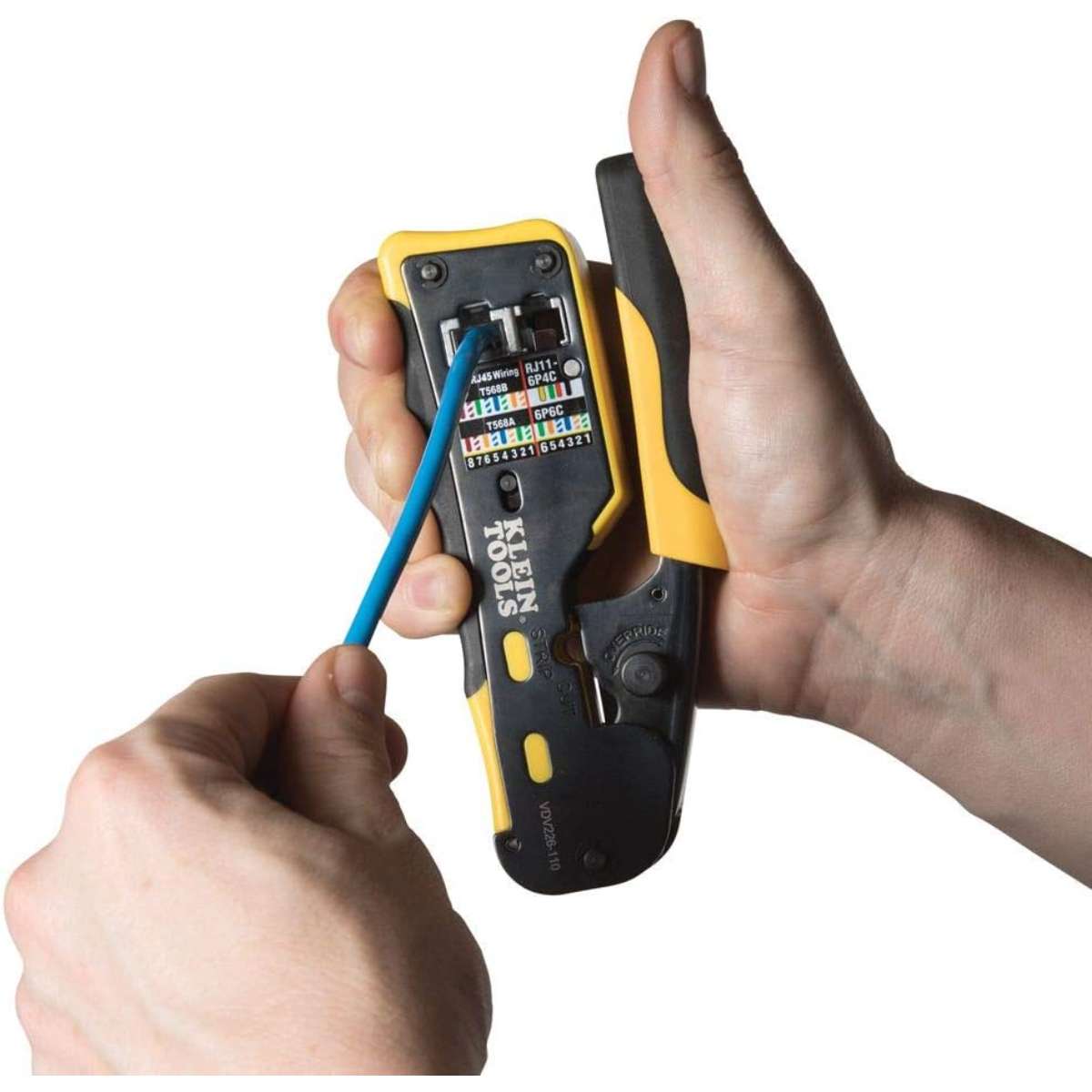 Klein Tools VDV226-110 Cable Gripper/Wire Stripper/Wire Cutter