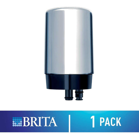 Brita tap water filter BPA Free – Chrome, 1 Count