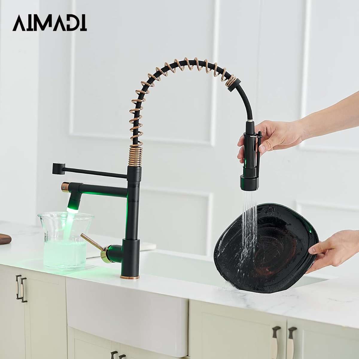 MATTE BLACK KITCHEN FAUCET AIMADI