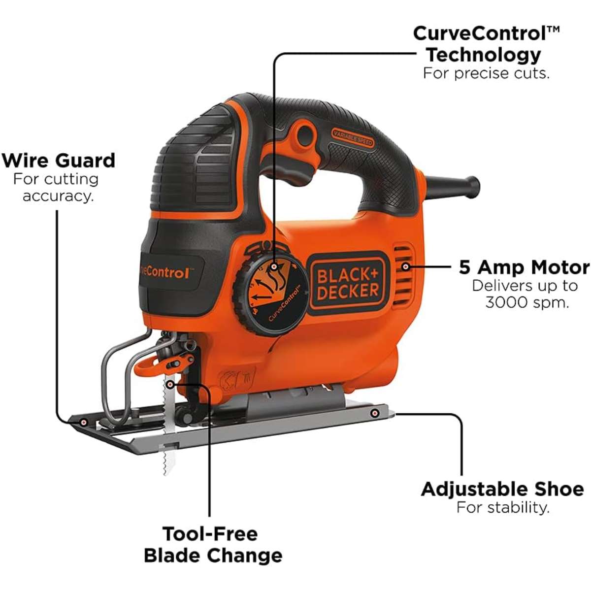 BLACK+DECKER jigsaw(BDEJS600C)