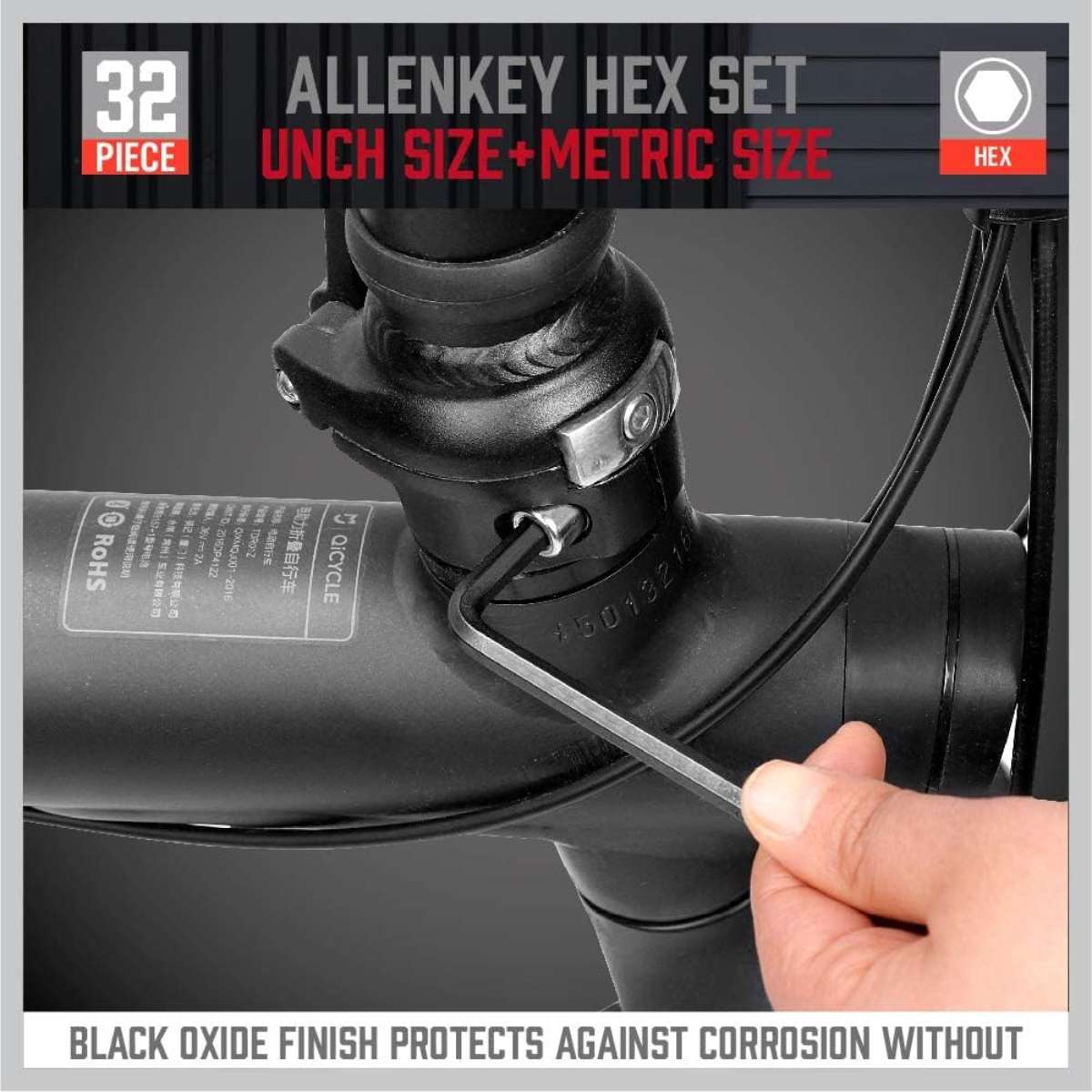 SEDY 32 PIECE HEX WRENCH SET
