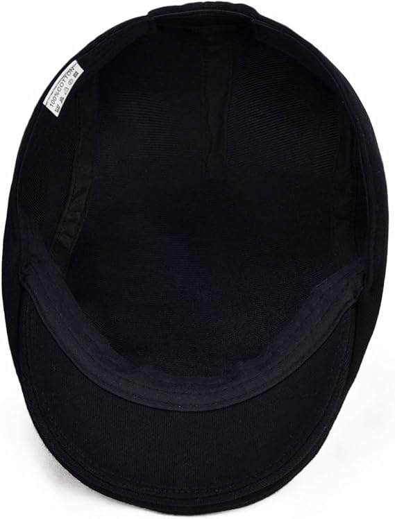 VOBOOM Men's Cotton Flat Ivy Gatsby Newsboy Driving Hat Cap
