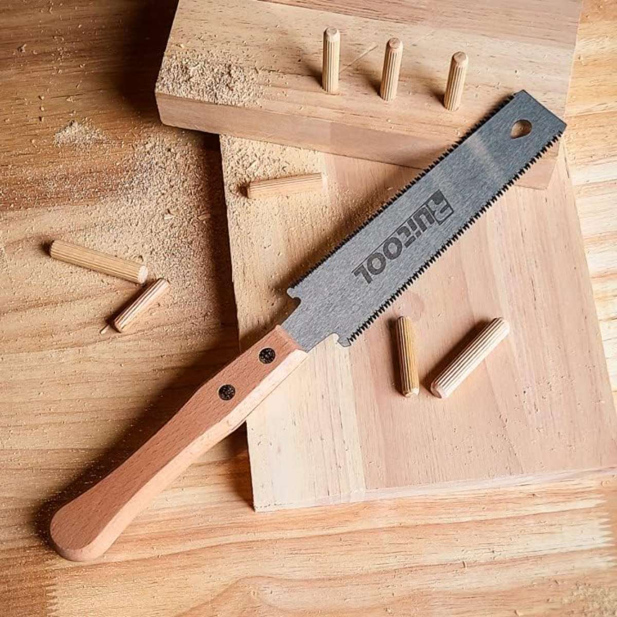 RUITOOL Japanese Hand Saw 6 Inch Double Edge Pull Saw