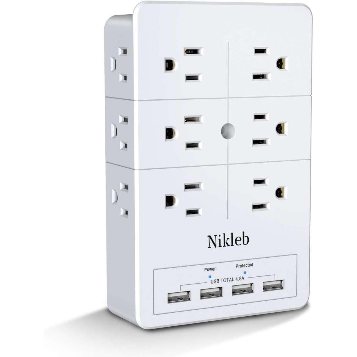 Multi-Plug Socket Surge Protector Nikleb