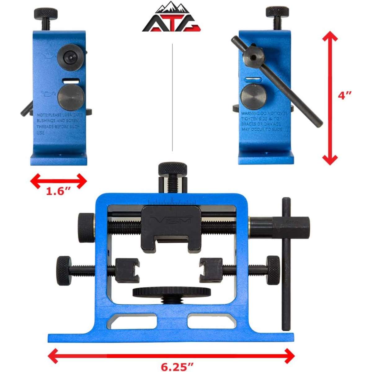 ATG Heavy Duty Universal Pistol Dovetailed Rear Sight Pusher Tool