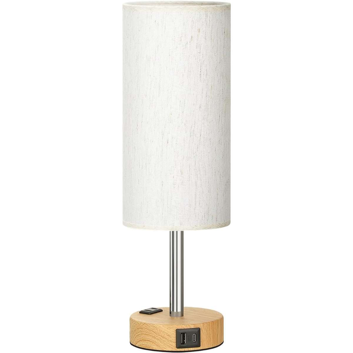 Living room floor lamp, 3 color temperature LED bulbs - black