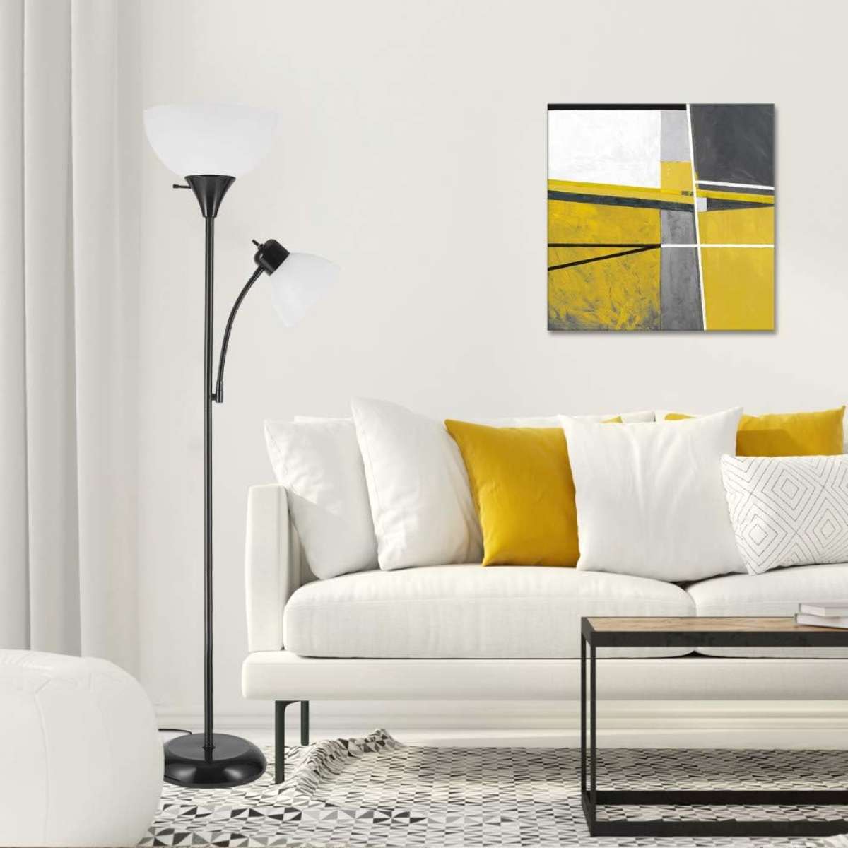 Globe Electric 67135 72" Torchiere Floor Lamp