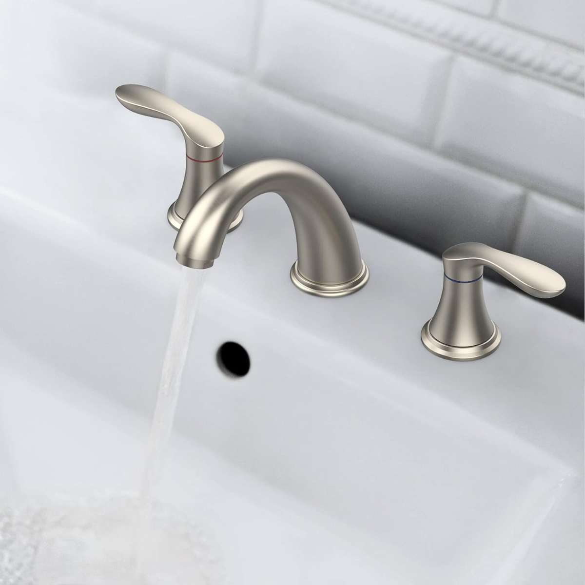 Bathroom Sink Faucet - (Brushed Nickel)