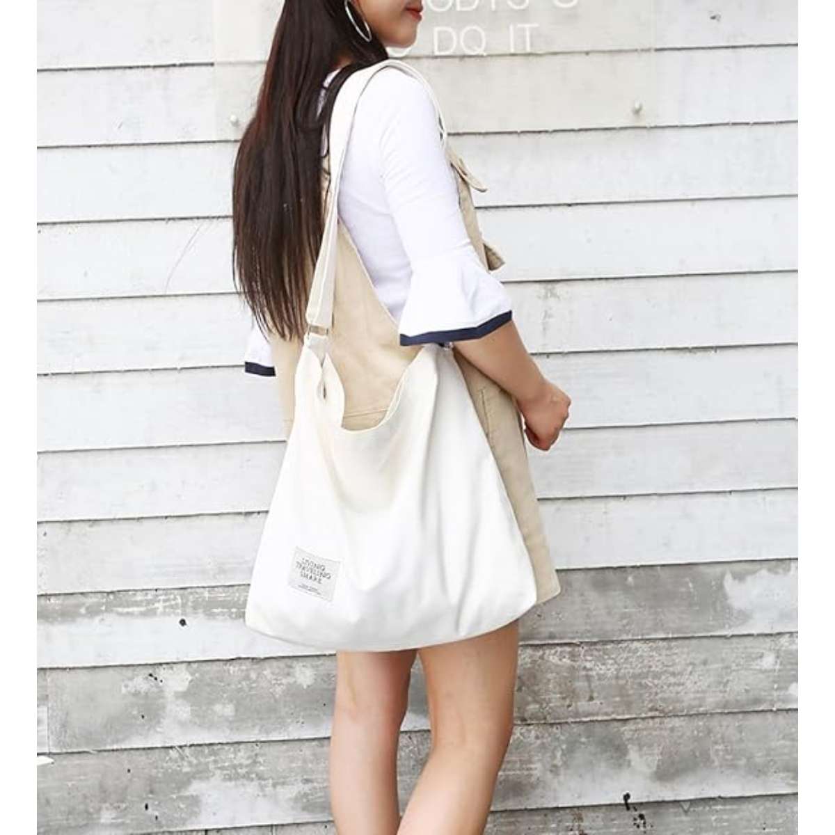 Kofflin Women's Vintage Large Canvas Shoulder Bag
