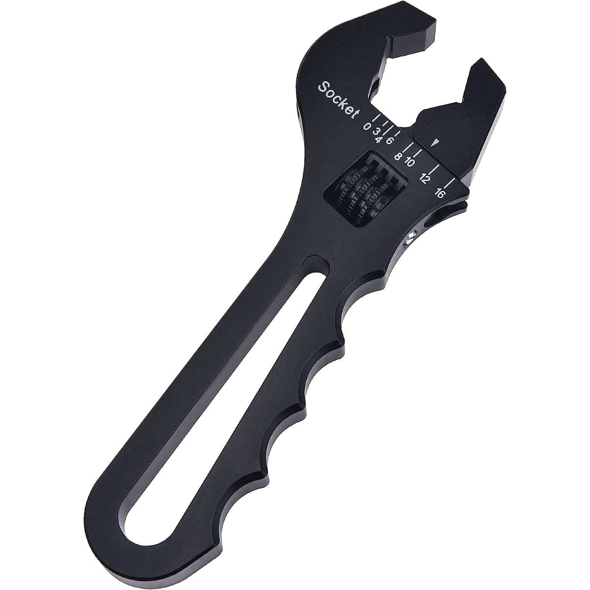 EVIL ENERGY AN Fitting Hose Wrench Adjustable 3AN-16AN Aluminum Black