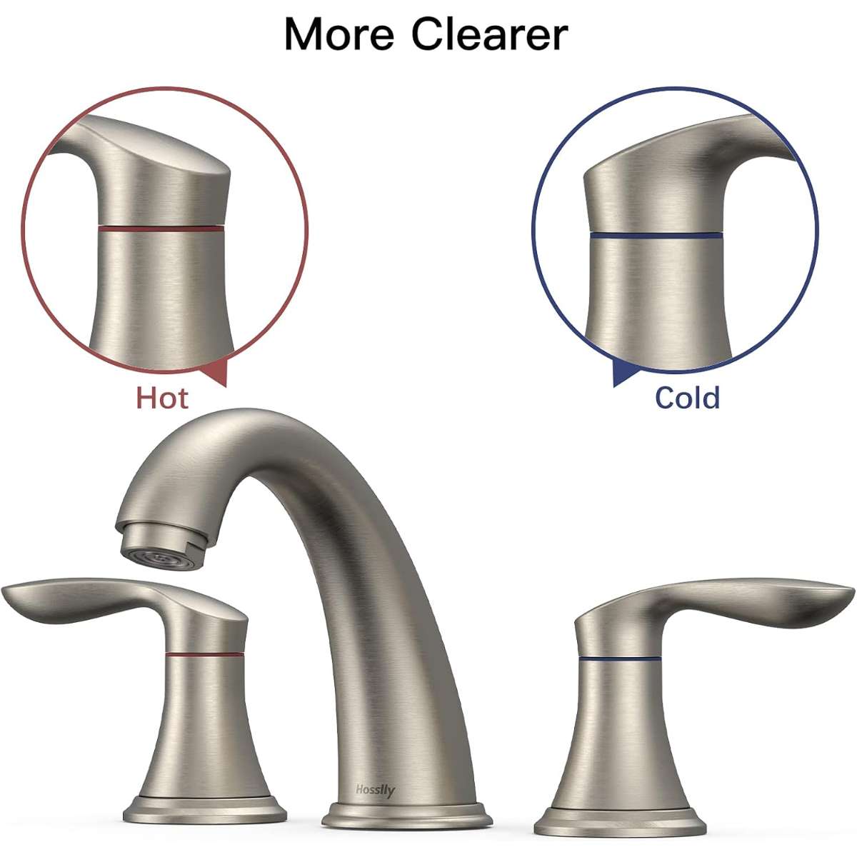 Bathroom Sink Faucet - (Brushed Nickel)