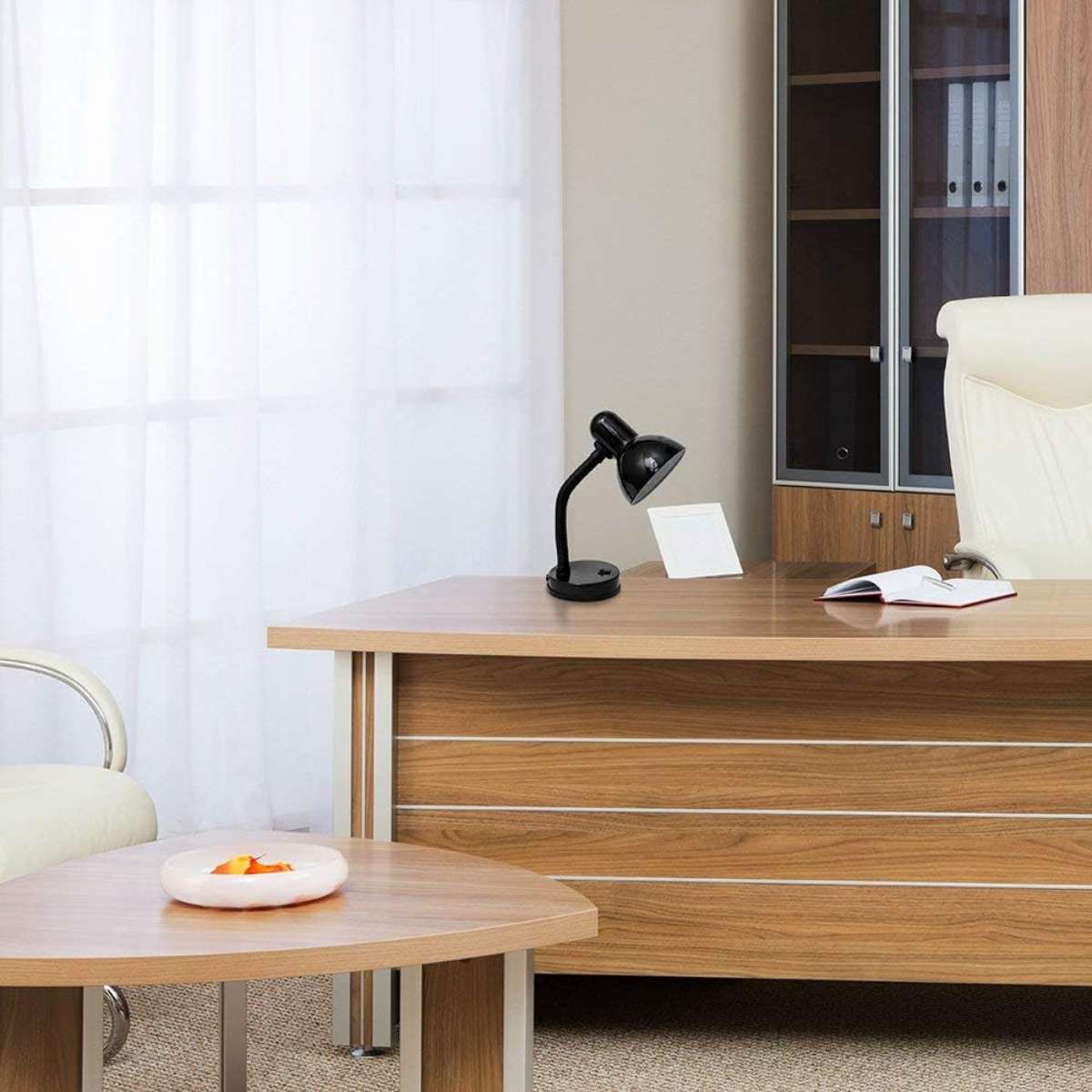 Simple Design LD1003-BLK Base Metal Table Lamp Black