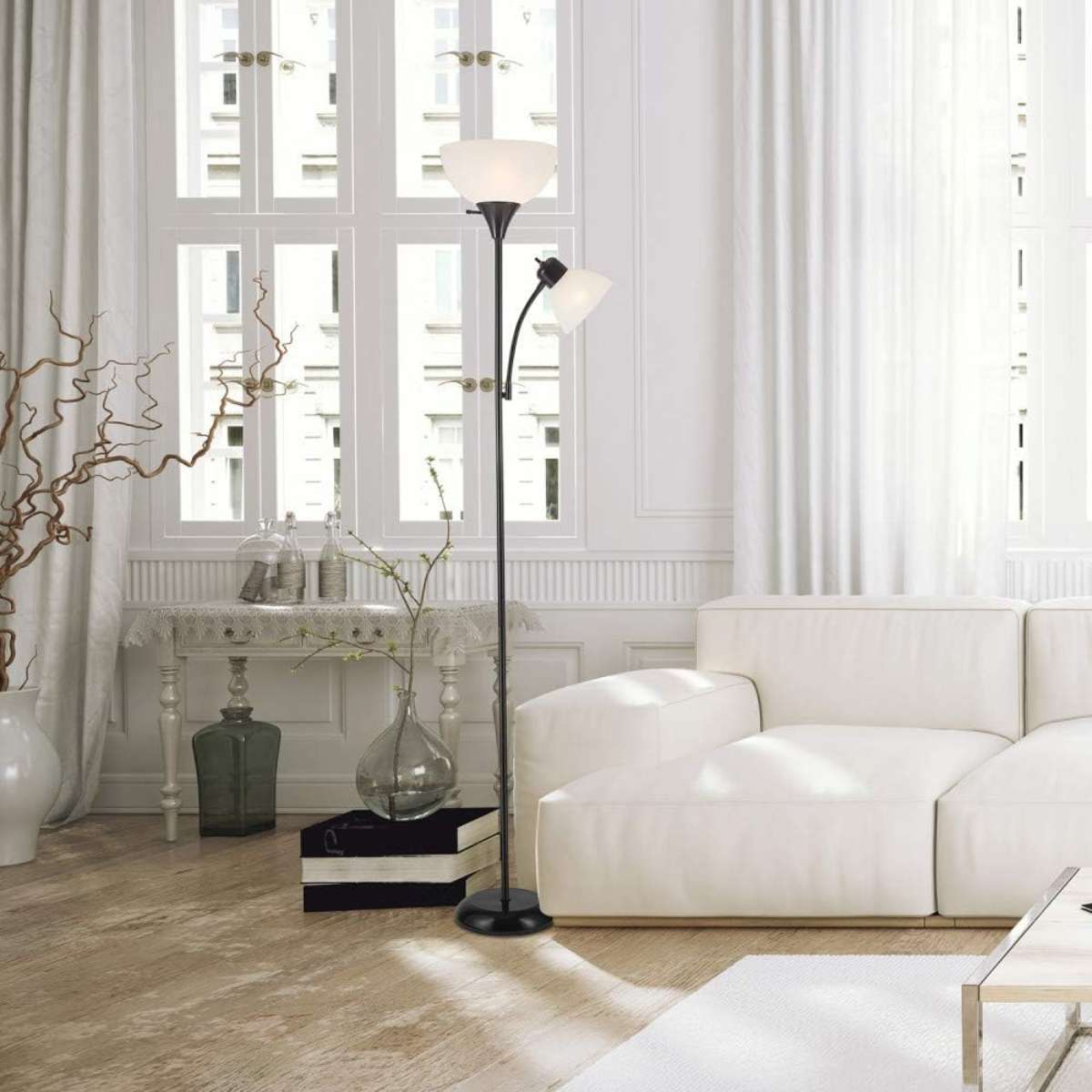 Globe Electric 67135 72" Torchiere Floor Lamp